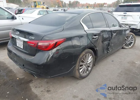 2019 Infiniti Q50 3.0T Luxe z USA, uszkodzony, nr VIN JN1EV7AP0KM543830